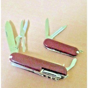 Leather Trifold Wallet & 2 Piece Utilty Knife Set by Lifelong New In Box